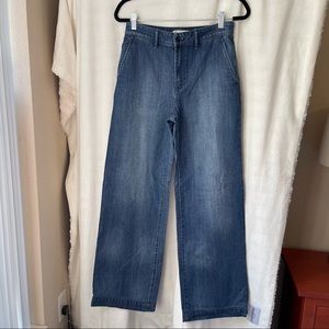 MADEWELL High Rise Wide Leg Jeans size 27